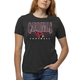 Arizona Cardinals NFL Womens Overtime Blueprint Tag-Less T-Shirt - Black