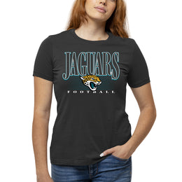 Jacksonville Jaguars NFL Womens Overtime Blueprint Tag-Less T-Shirt - Black