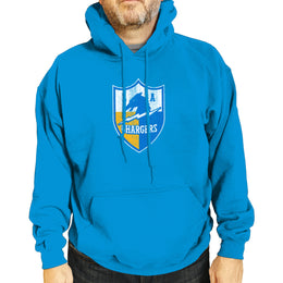 Los Angeles Chargers NFL Adult Unisex Modern Throwback Ultra Soft Fleece Hooded Sweatshirt - Light Blue