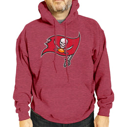 Tampa Bay Buccaneers NFL Adult Unisex Modern Throwback Ultra Soft Fleece Hooded Sweatshirt - Red