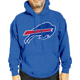 Buffalo Bills NFL Adult Unisex Modern Throwback Ultra Soft Fleece Hooded Sweatshirt - Blue