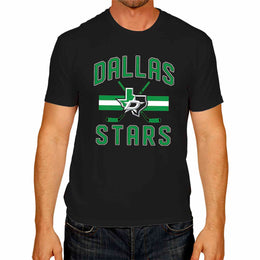 Dallas Stars NHL Adult Face Off Tag-Less T-Shirt - Black