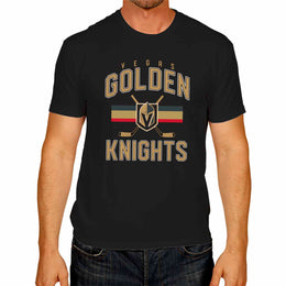 Las Vegas Golden Knights NHL Adult Face Off Tag-Less T-Shirt - Black