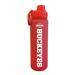 Ohio State Buckeyes NCAA College Football Nationship Championship 24 oz Water Bottle - Red
