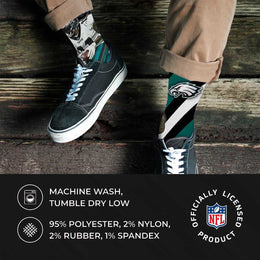 Philadelphia Eagles NFL Youth Player Stripe Sock - Black #11