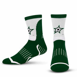 Dallas Stars NHL Adult Surge Team Mascot Mens and Womens Quarter Socks - Forest Green