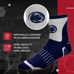 Penn State Nittany Lions NCAA Youth Surge Team Mascot Quarter Socks - Navy