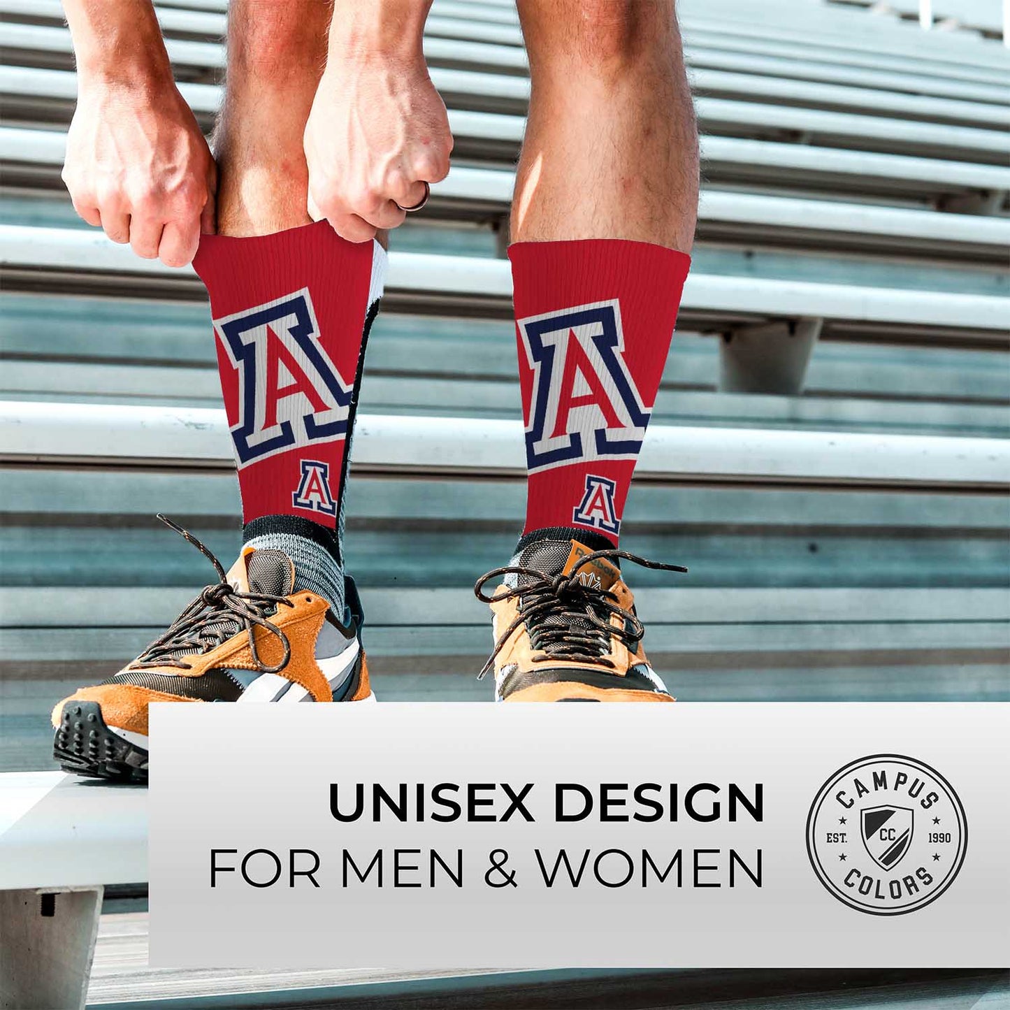 Arizona Wildcats NCAA Youth University Socks - Team Color