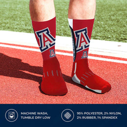 Arizona Wildcats NCAA Youth University Socks - Team Color