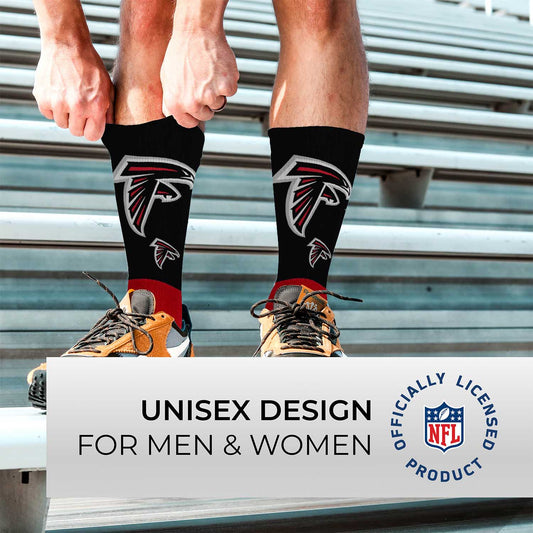 Atlanta Falcons NFL Youth V Curve Socks - Red