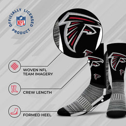 Atlanta Falcons NFL Adult Curve Socks - Black
