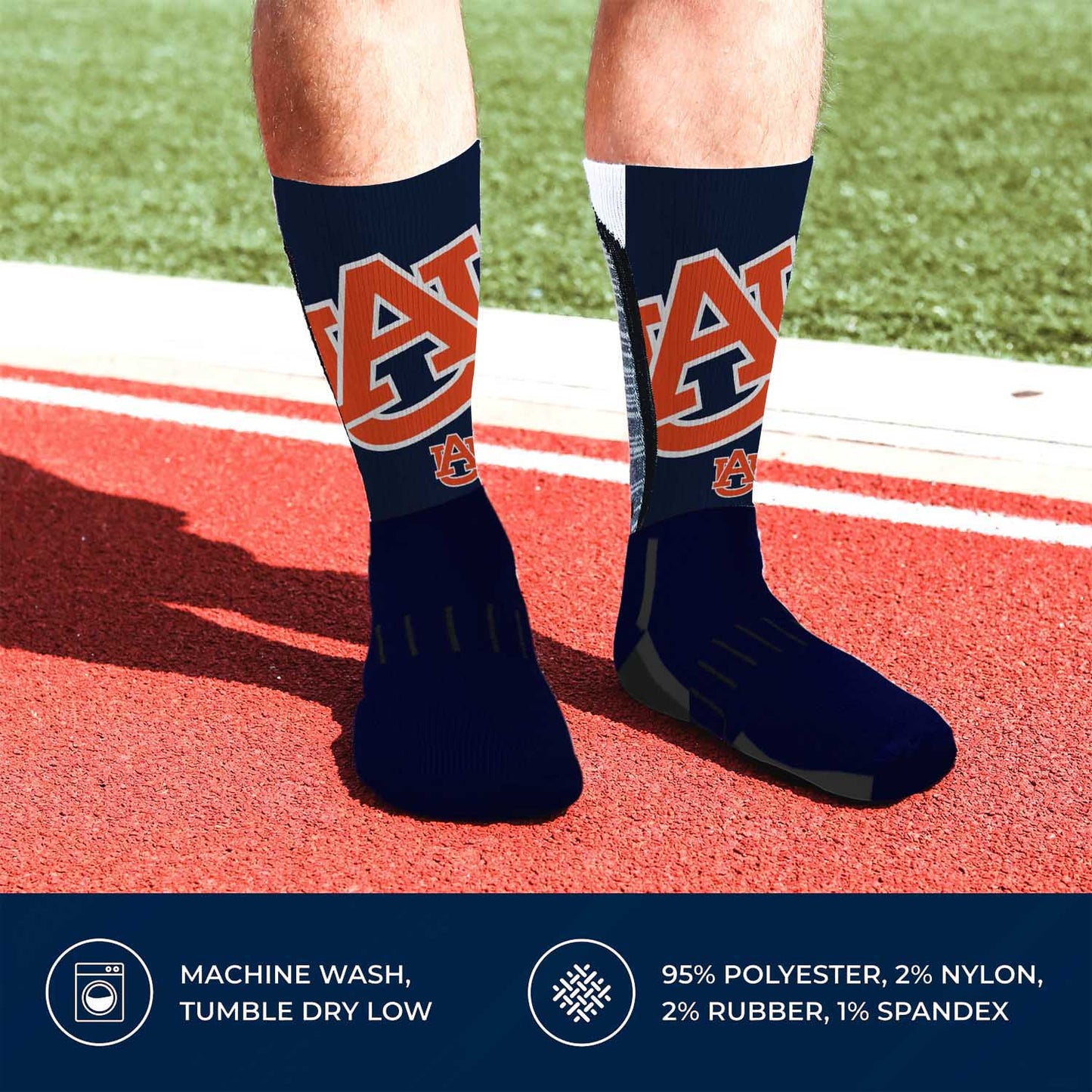 Auburn Tigers NCAA Youth University Socks - Team Color