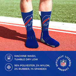 Buffalo Bills NFL V Curve  Socks - Royal