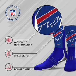 Buffalo Bills NFL V Curve  Socks - Royal