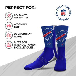 Buffalo Bills NFL Adult Curve Socks - Royal