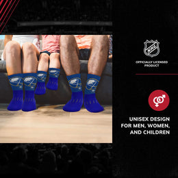 Buffalo Sabres Youth NHL Zoom Curve Team Crew Socks - Royal