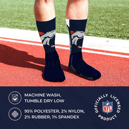 Denver Broncos NFL V Curve  Socks - Team Color