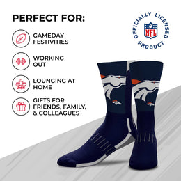 Denver Broncos NFL V Curve  Socks - Team Color