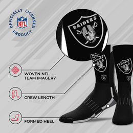 Las Vegas Raiders NFL Youth V Curve Socks - Team Color