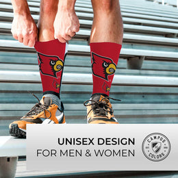 Louisville Cardinals NCAA Youth University Socks - Cardinal