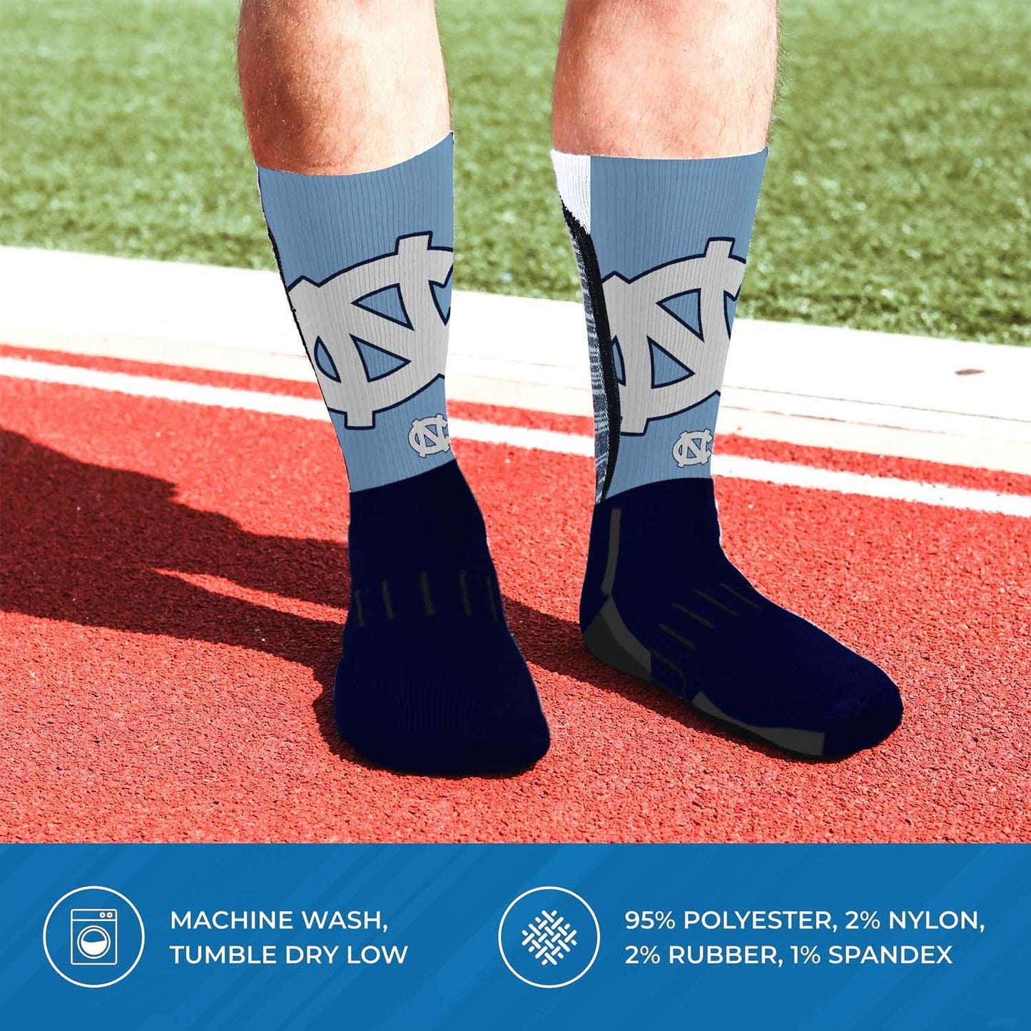North Carolina Tar Heels NCAA Youth University Socks - Navy