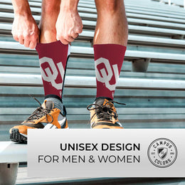 Oklahoma Sooners NCAA Youth University Socks - Crimson