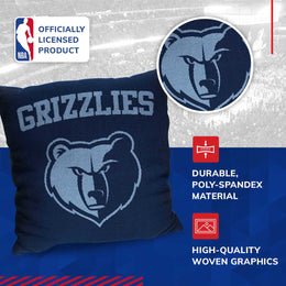 Memphis Grizzlies NBA Decorative Basketball Throw Pillow - Blue