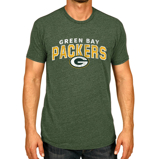 Green Bay Packers NFL Starting Fresh Short Sleeve Heather T-Shirt - Green