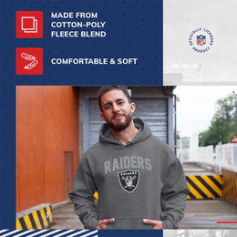 Las Vegas Raiders NFL Home Team Hoodie - Gray