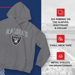 Las Vegas Raiders NFL Home Team Hoodie - Gray