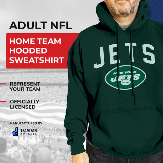 New York Jets NFL Home Team Hoodie - Forest Green