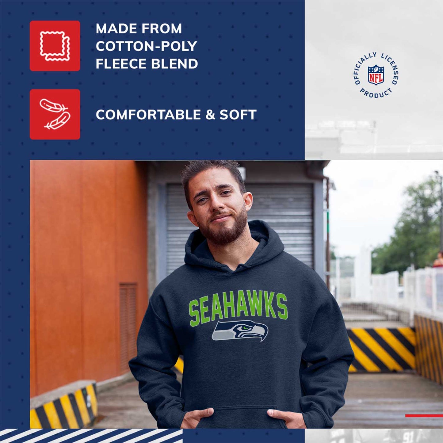 Seattle Seahawks NFL Home Team Hoodie - Navy