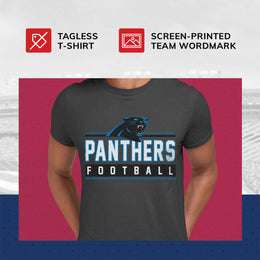 Carolina Panthers NFL Adult MVP True Fan T-Shirt - Charcoal