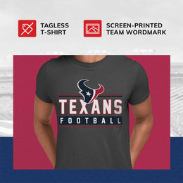 Houston Texans NFL Adult MVP True Fan T-Shirt - Charcoal