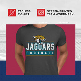 Jacksonville Jaguars NFL Adult MVP True Fan T-Shirt - Charcoal