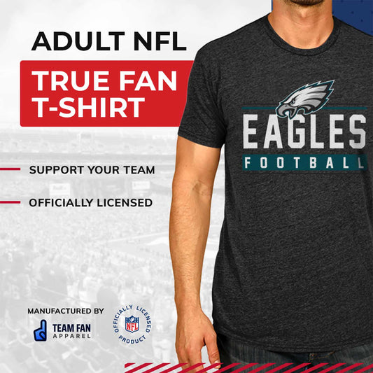 Philadelphia Eagles NFL Adult MVP True Fan T-Shirt - Charcoal