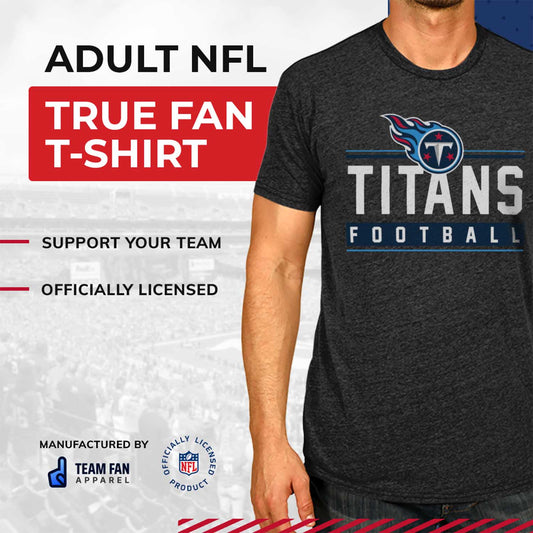 Tennessee Titans NFL Adult MVP True Fan T-Shirt - Charcoal