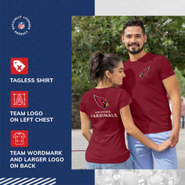 Arizona Cardinals NFL Pro Football Final Countdown Adult Cotton-Poly Short Sleeved T-Shirt For Men & Women - Cardinal
