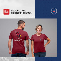 Arizona Cardinals NFL Pro Football Final Countdown Adult Cotton-Poly Short Sleeved T-Shirt For Men & Women - Cardinal