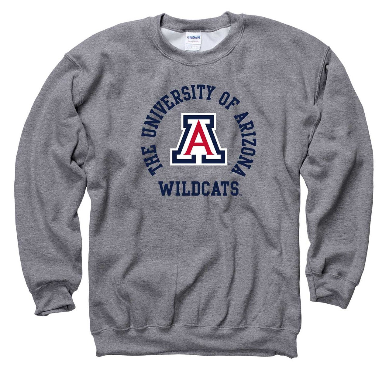 Arizona Wildcats Adult Team Spirit Crewneck - Graphite