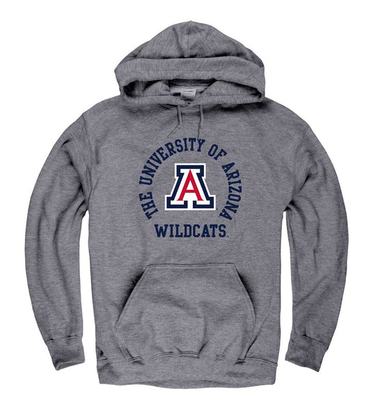 Arizona Wildcats Campus Colors Adult Team Spirit Hooded Sweatshirt  - Graphite