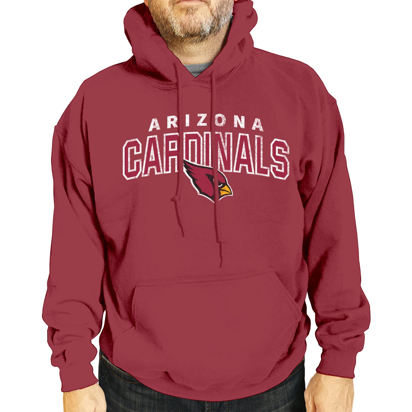 Arizona Cardinals NFL Adult Unisex Starting Fresh Ultra Soft Fleece Hooded Sweatshirt - Cardinal