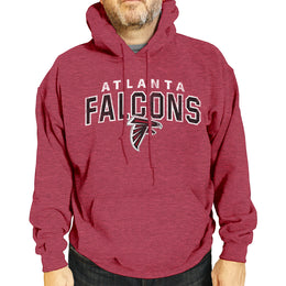 Atlanta Falcons NFL Adult Unisex Starting Fresh Ultra Soft Fleece Hooded Sweatshirt - Red