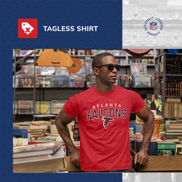 Atlanta Falcons NFL Starting Fresh Short Sleeve Heather T-Shirt - Red