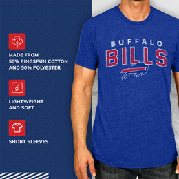Buffalo Bills NFL Starting Fresh Short Sleeve Heather T-Shirt - Royal