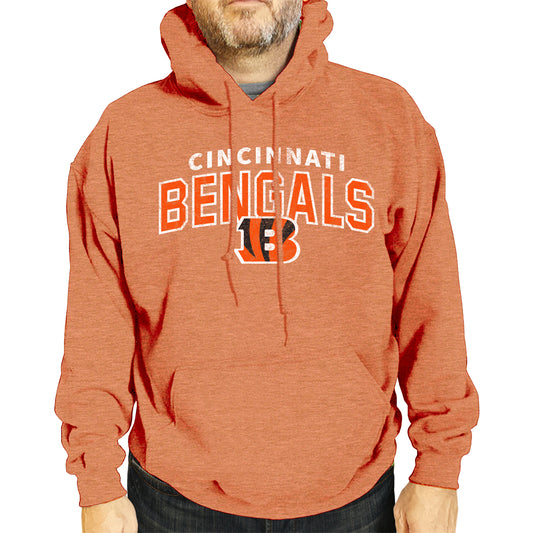 Cincinnati Bengals NFL Adult Unisex Starting Fresh Ultra Soft Fleece Hooded Sweatshirt - Orange