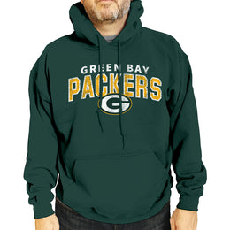 Green Bay Packers NFL Adult Unisex Starting Fresh Ultra Soft Fleece Hooded Sweatshirt - Green