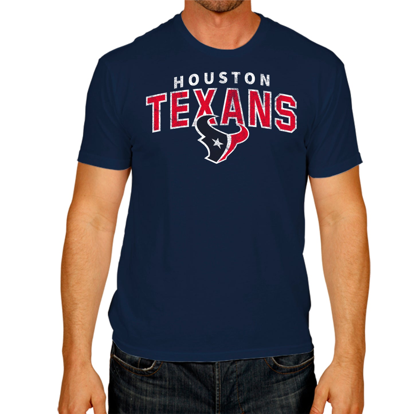 Houston Texans NFL Starting Fresh Short Sleeve Heather T-Shirt - Navy