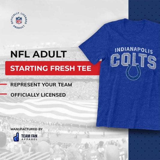Indianapolis Colts NFL Starting Fresh Short Sleeve Heather T-Shirt - Royal