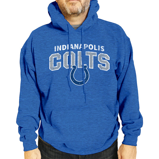 Indianapolis Colts NFL Adult Unisex Starting Fresh Ultra Soft Fleece Hooded Sweatshirt - Royal